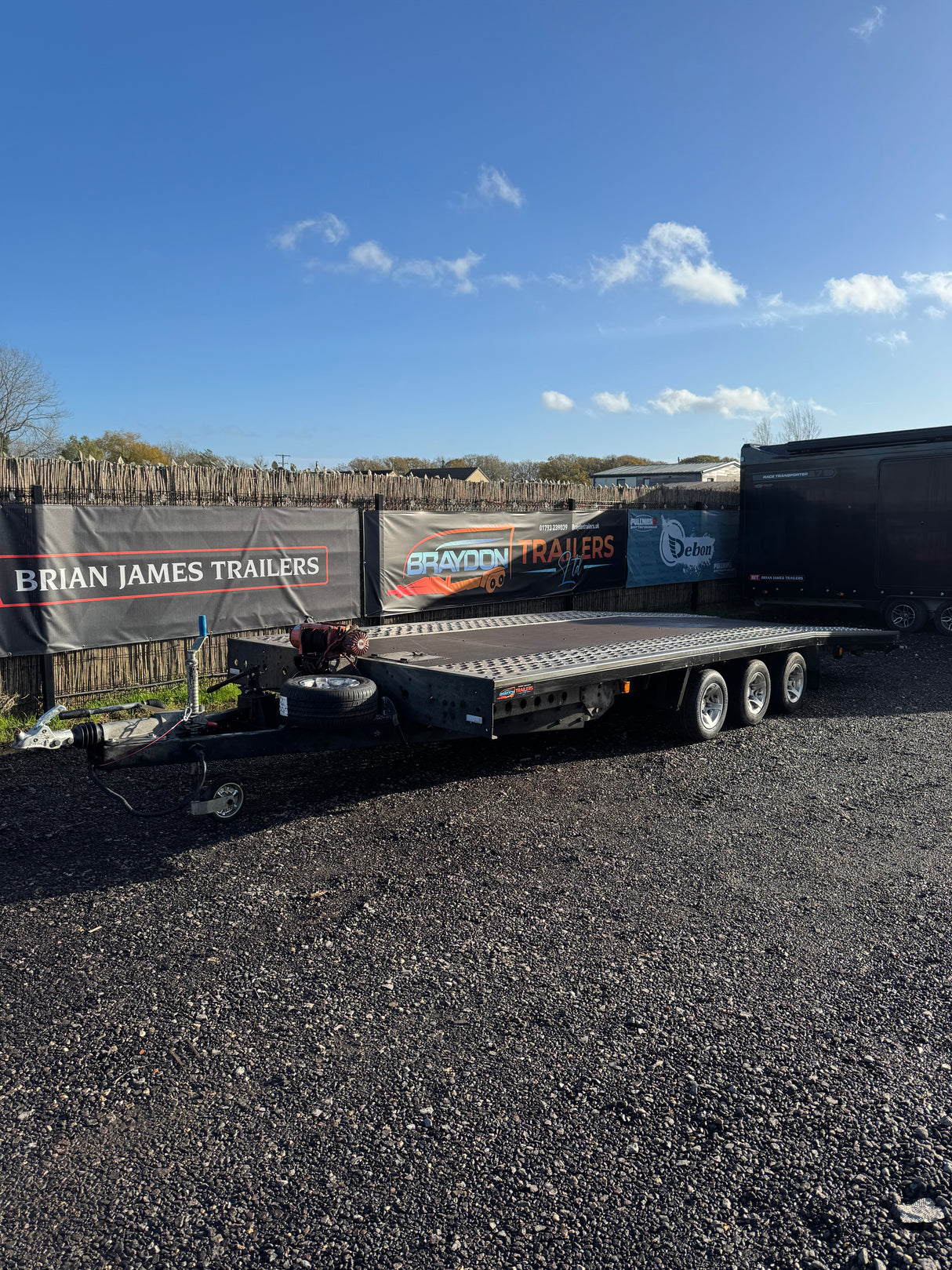 SOLD Woodford Auto Cruiser AC1835003 18’x7’3″ 5.5 x 2.22m 3500kg Tilt Bed Car Transporter Trailer With Electric Winch