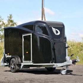 Debon Cargo 1300 Box Van Bike Trailer Polyester & Side Door