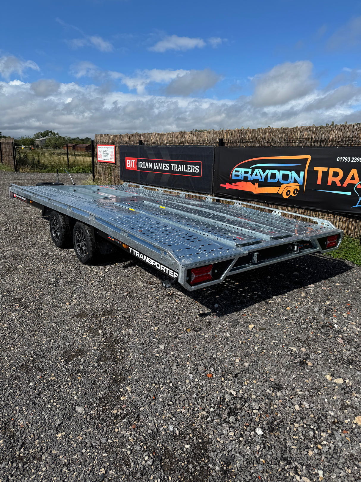 Brian James T Transporter Car Trailer – 5m x 2.24m | 3.5T | Twin Axle 231-5022-35-2-12
