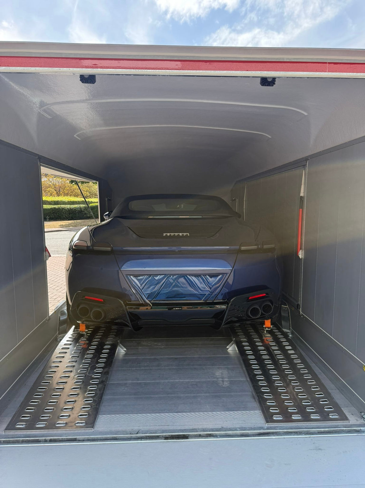 Debon Roadster C2000 Box Van Enclosed Car Transporter Trailer