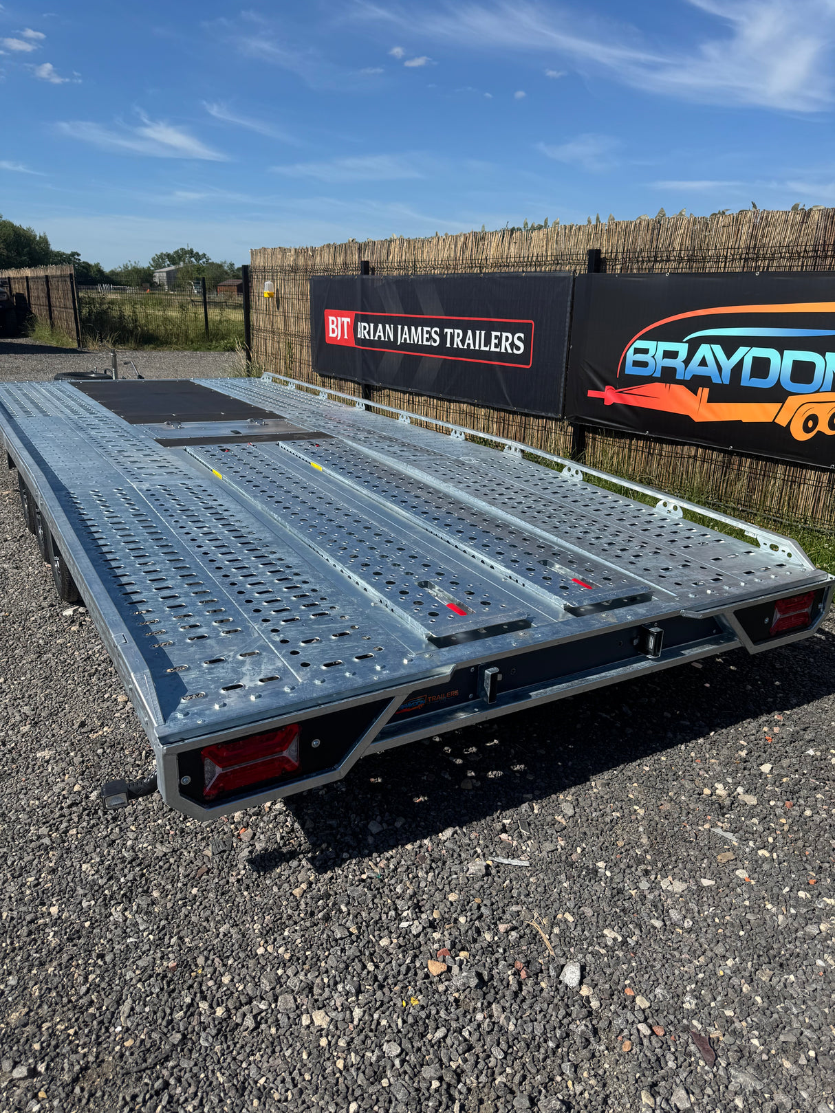 Brian James T6 T Transporter Car Trailer, 5.5m x 2.24m, 3.5t, 10in wheels, 3 Axle - 231-5522-35-3-10