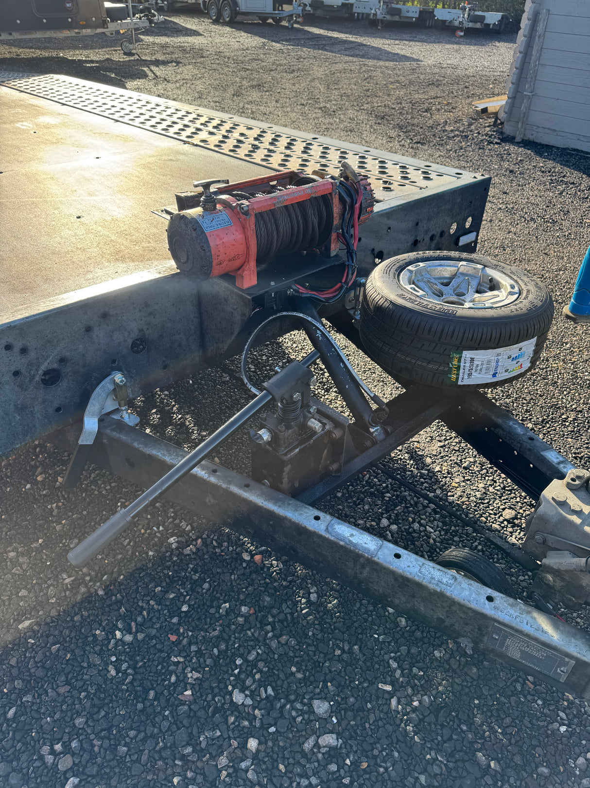 SOLD Woodford Auto Cruiser AC1835003 18’x7’3″ 5.5 x 2.22m 3500kg Tilt Bed Car Transporter Trailer With Electric Winch