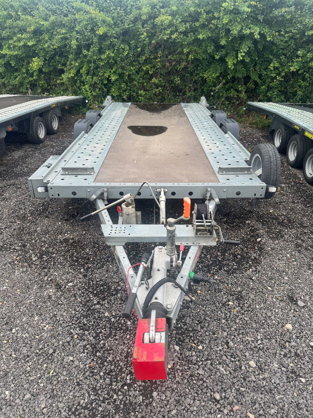 Woodford Wide Body WBT 131 16'x6'6" 4870mm x 1980mm Tilt Bed Car Transporter Trailer