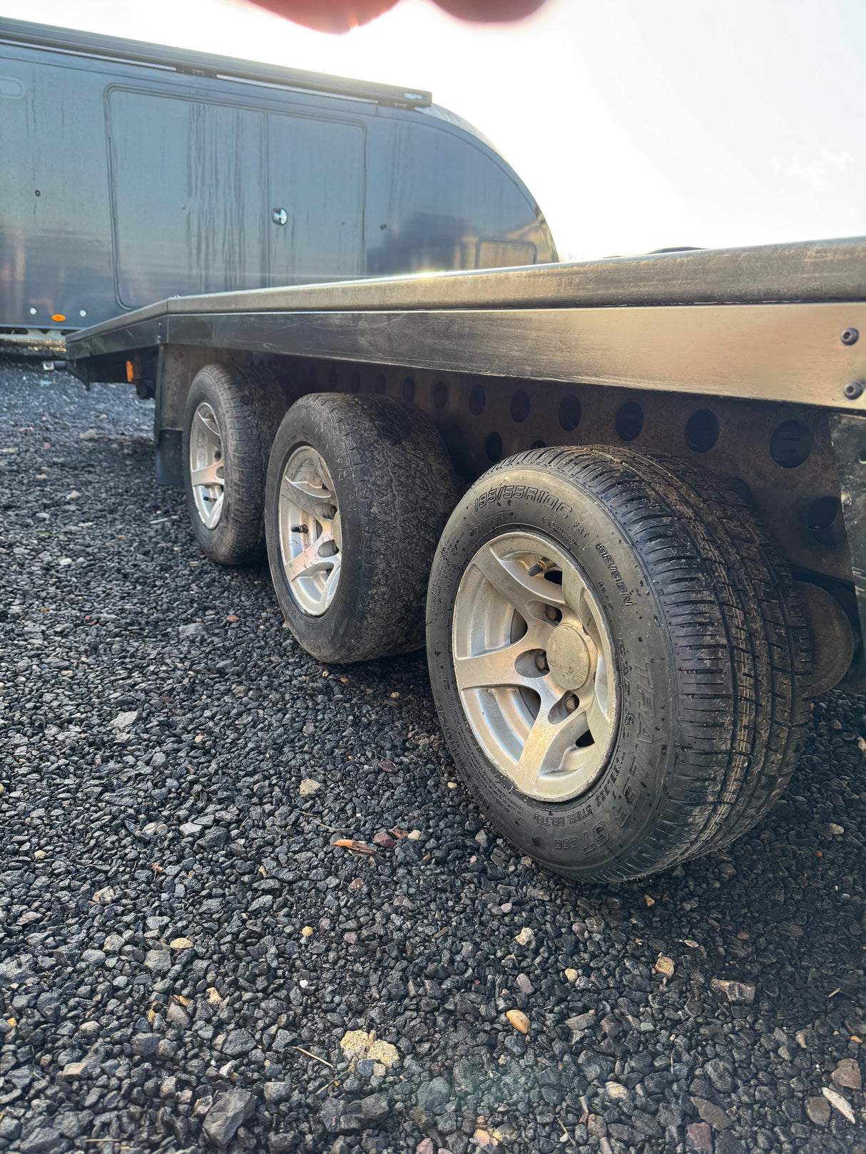 SOLD Woodford Auto Cruiser AC1835003 18’x7’3″ 5.5 x 2.22m 3500kg Tilt Bed Car Transporter Trailer With Electric Winch