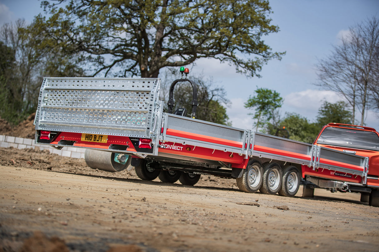 Brian James Connect Flatbed Trailer – 5.5m x 2.1m | 3.5T | Triple Axle | 10” Wheels 476-5521-35-3-10