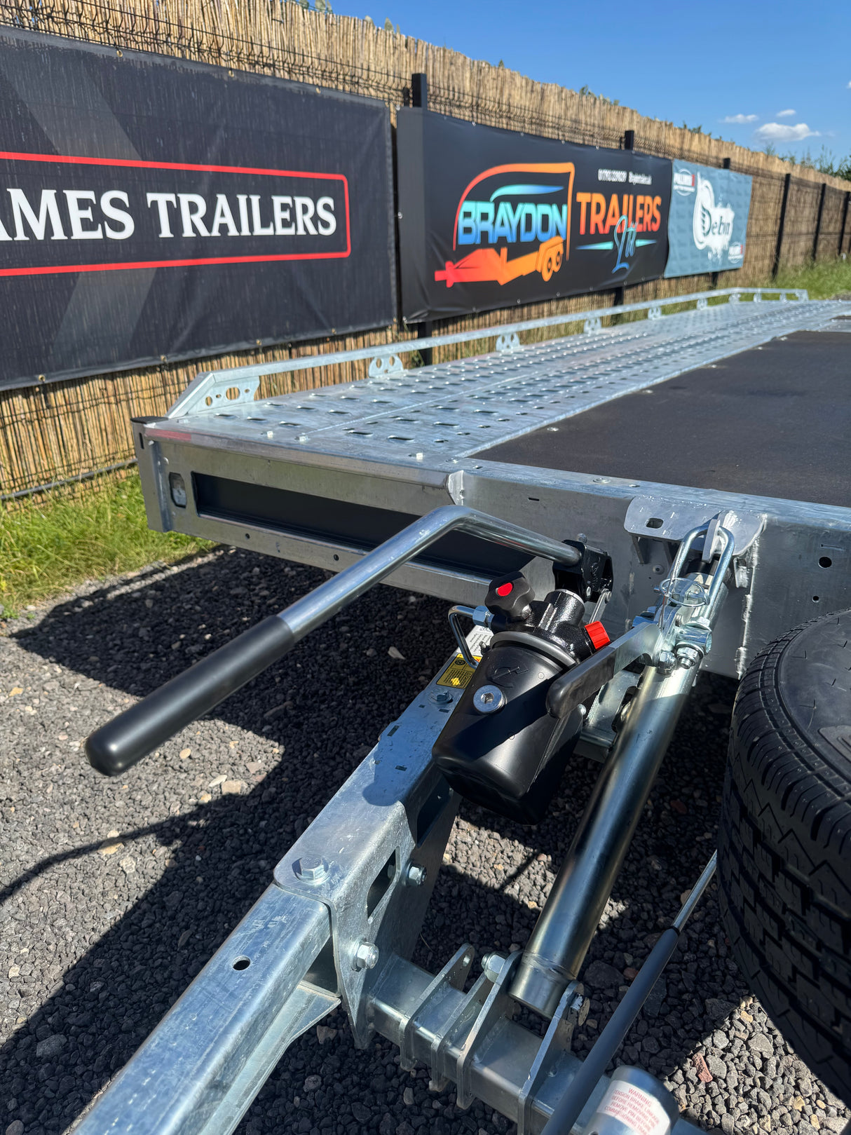 Brian James T6 T Transporter Car Trailer, 5.5m x 2.24m, 3.5t, 10in wheels, 3 Axle - 231-5522-35-3-10