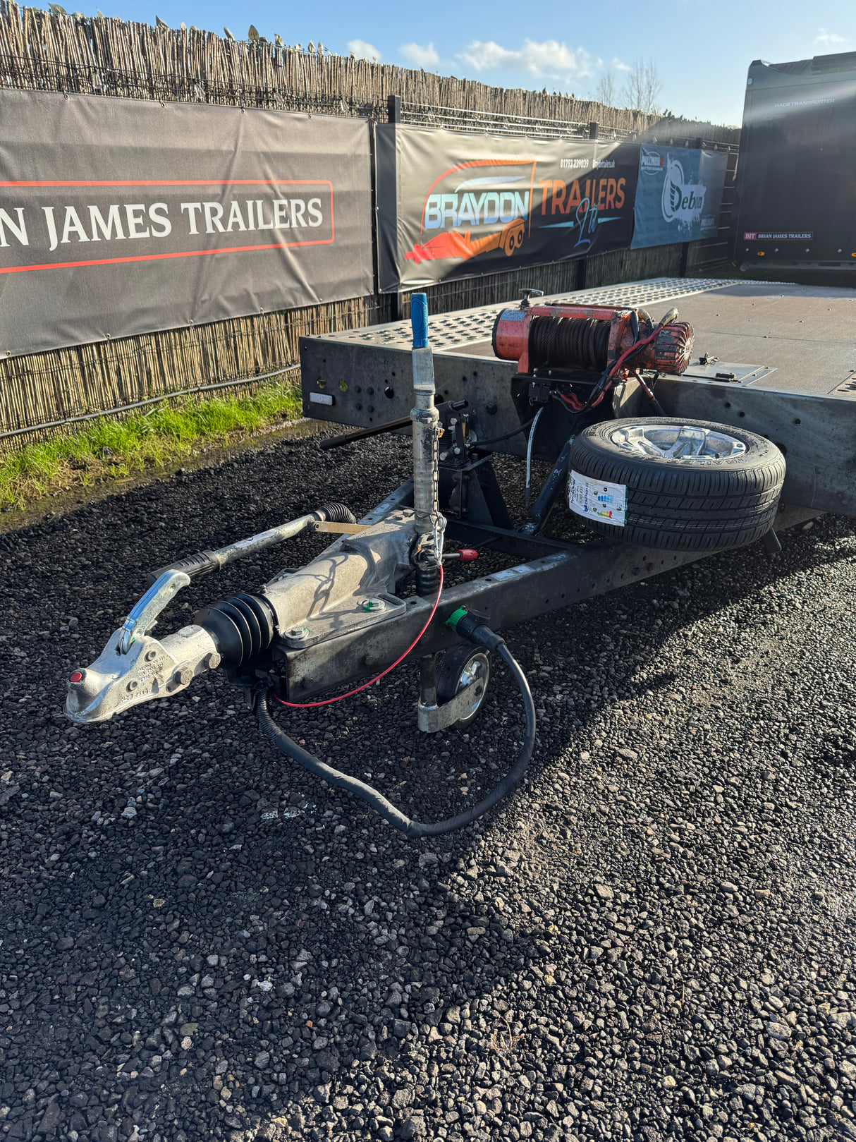 SOLD Woodford Auto Cruiser AC1835003 18’x7’3″ 5.5 x 2.22m 3500kg Tilt Bed Car Transporter Trailer With Electric Winch