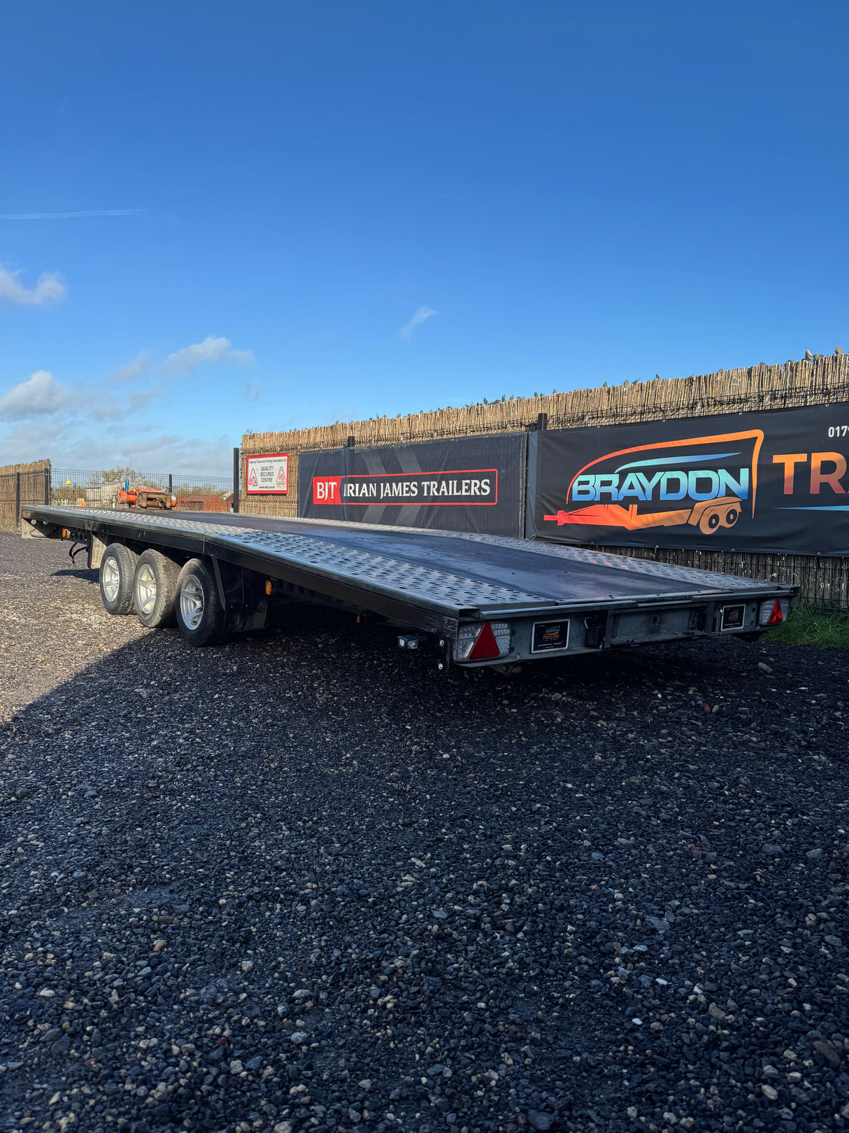 SOLD Woodford Auto Cruiser AC1835003 18’x7’3″ 5.5 x 2.22m 3500kg Tilt Bed Car Transporter Trailer With Electric Winch