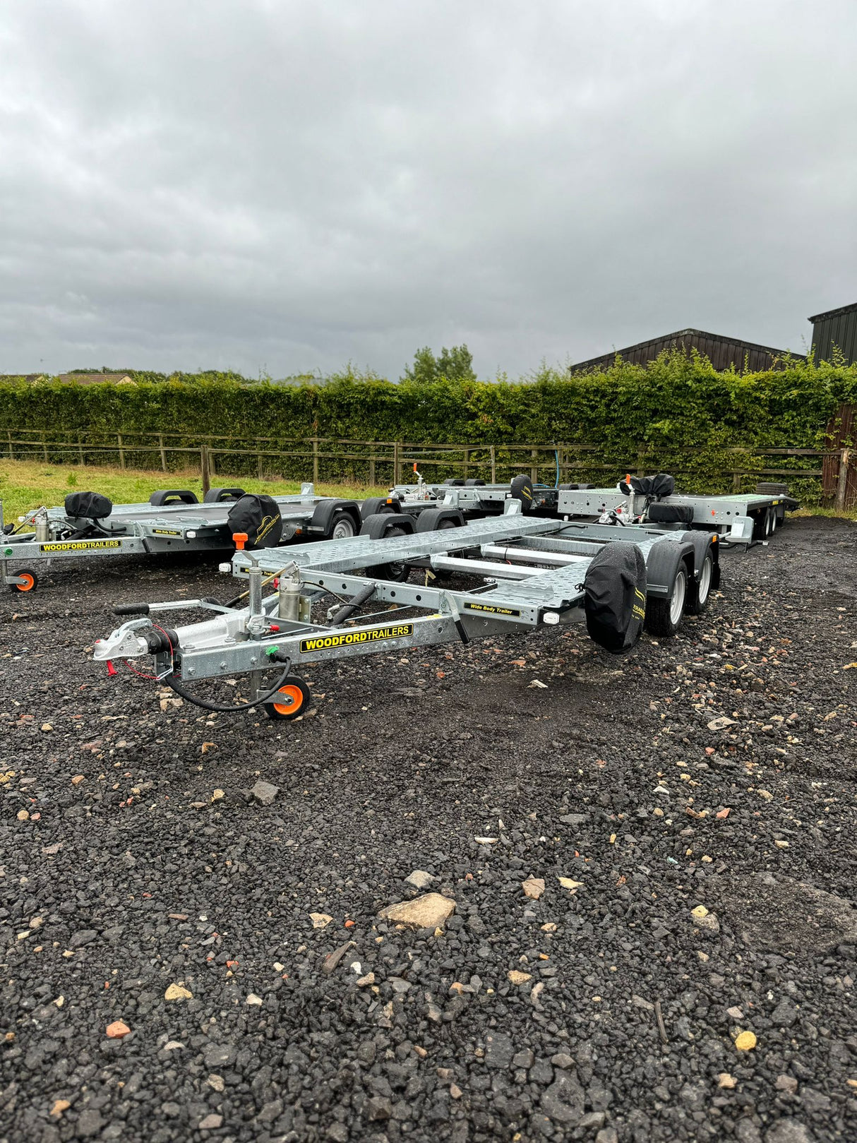 Woodford Widebody WBT101 14’x6’6” Tilt with ramps Car Transporter Trailer