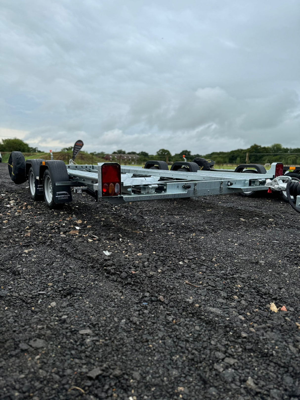 Woodford Widebody WBT101 14’x6’6” Tilt with ramps Car Transporter Trailer