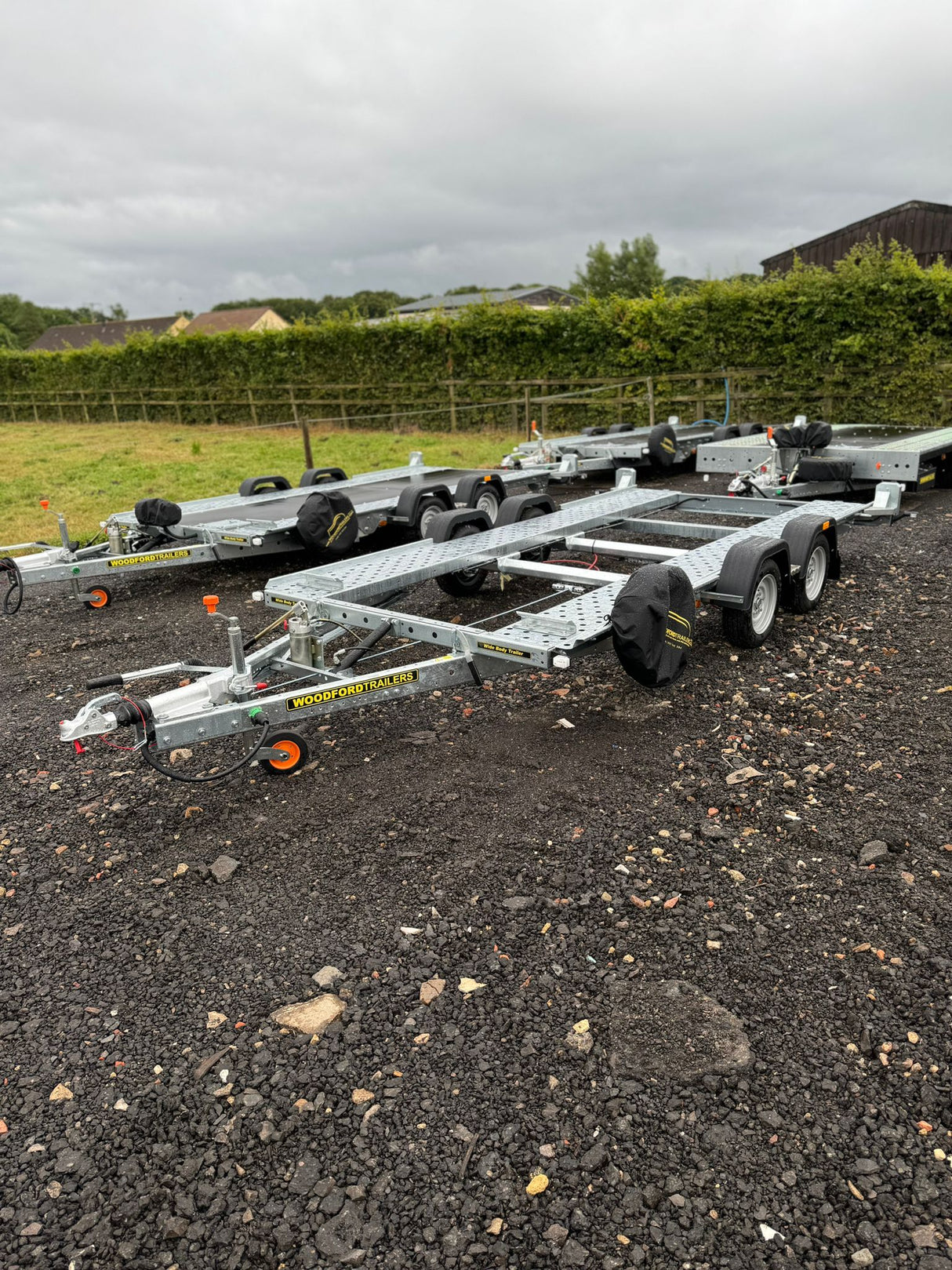 Woodford Widebody WBT101 14’x6’6” Tilt with ramps Car Transporter Trailer