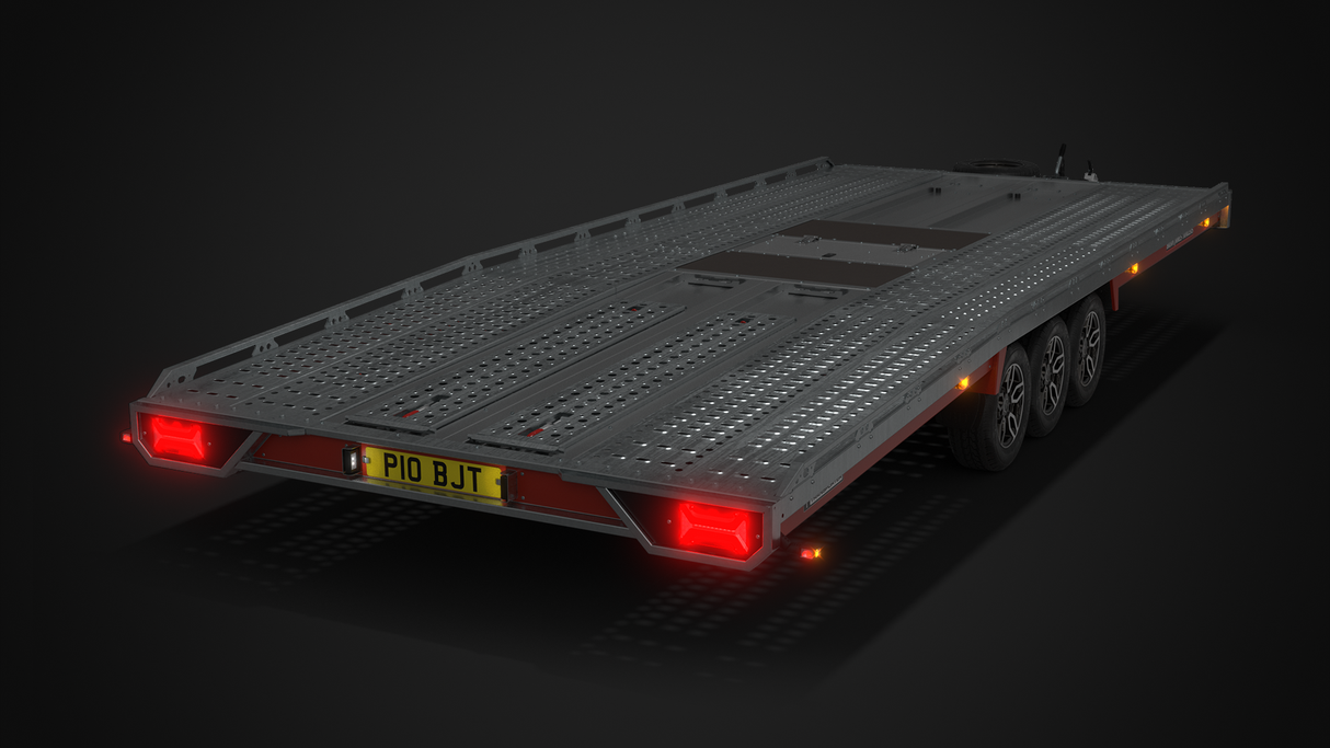 Brian James T6 T Transporter Car Trailer, 5.5m x 2.24m, 3.5t, 10in wheels, 3 Axle - 231-5522-35-3-10