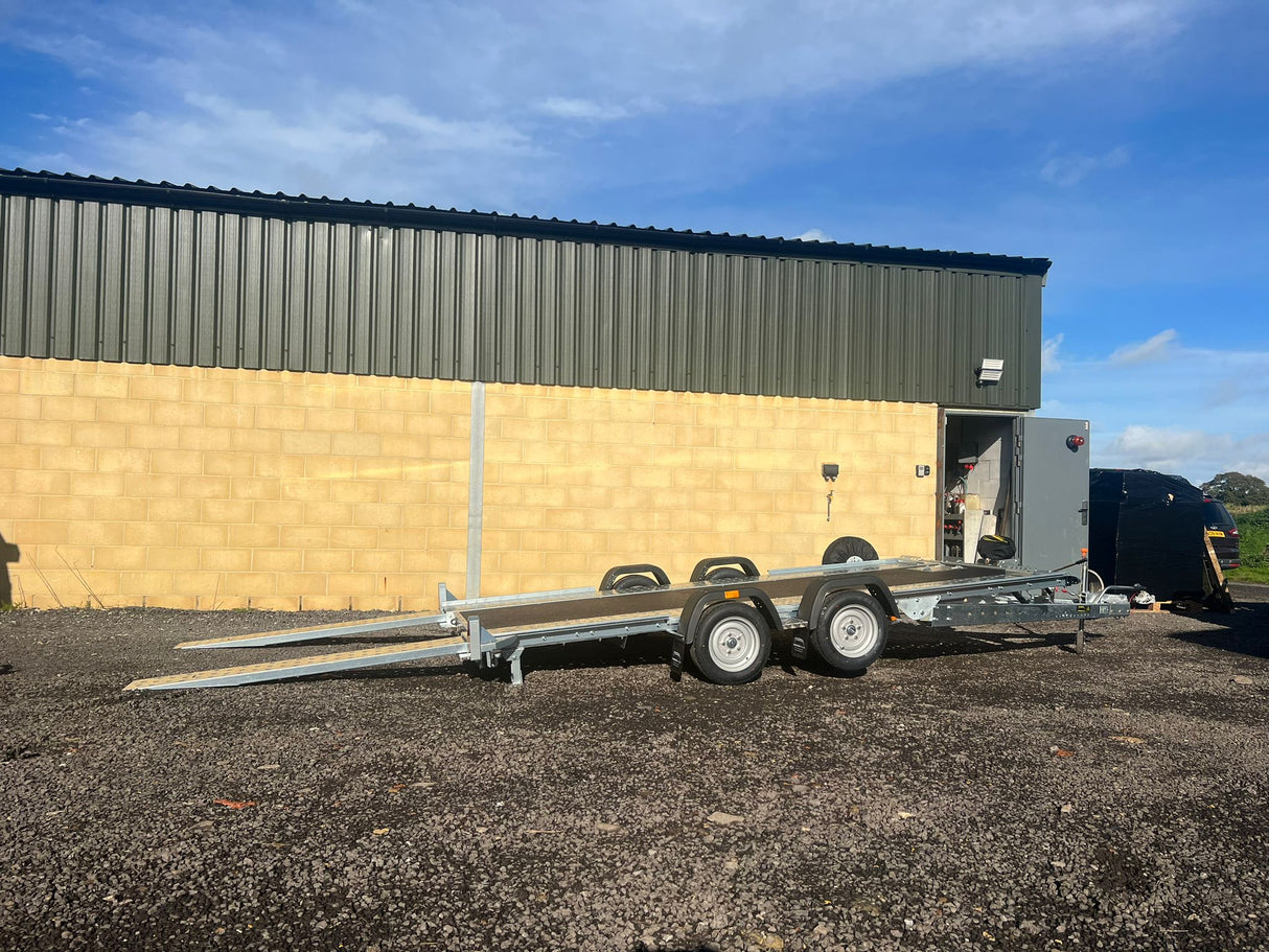Woodford Widebody WBT101 14’x6’6” Tilt with ramps Car Transporter Trailer