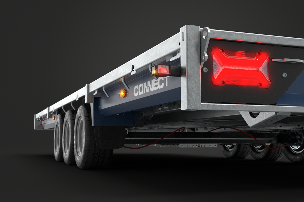 Brian James Connect Flatbed Trailer – 5.5m x 2.1m | 3.5T | Triple Axle | 10” Wheels 476-5521-35-3-10