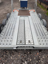 Brian James C4 Blue 126-2222 4m x 2m 2000kg Car Transporter Trailer