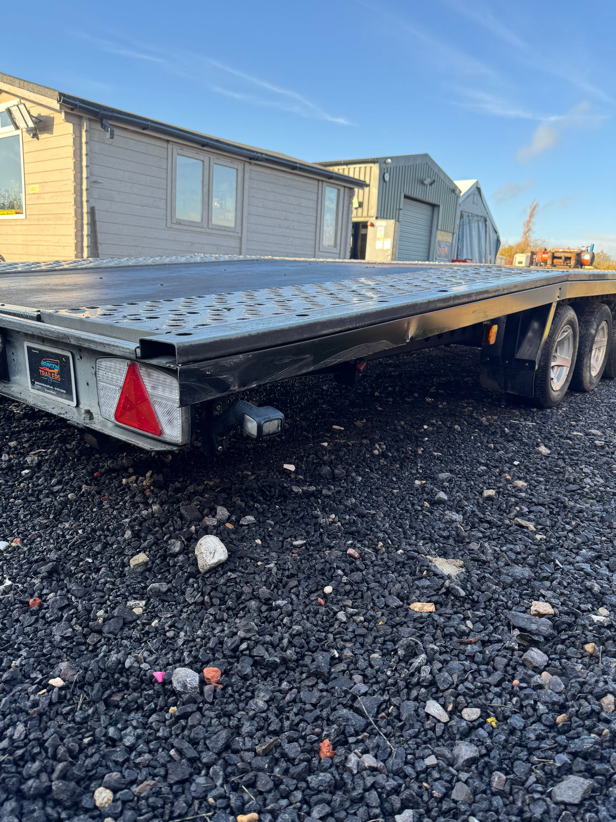 SOLD Woodford Auto Cruiser AC1835003 18’x7’3″ 5.5 x 2.22m 3500kg Tilt Bed Car Transporter Trailer With Electric Winch