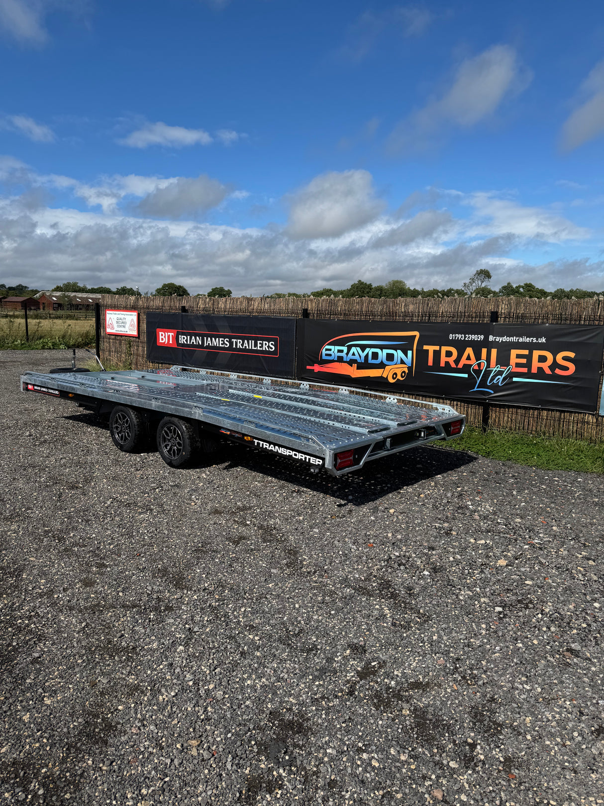 Brian James T Transporter Car Trailer – 5m x 2.24m | 3.5T | Twin Axle 231-5022-35-2-12