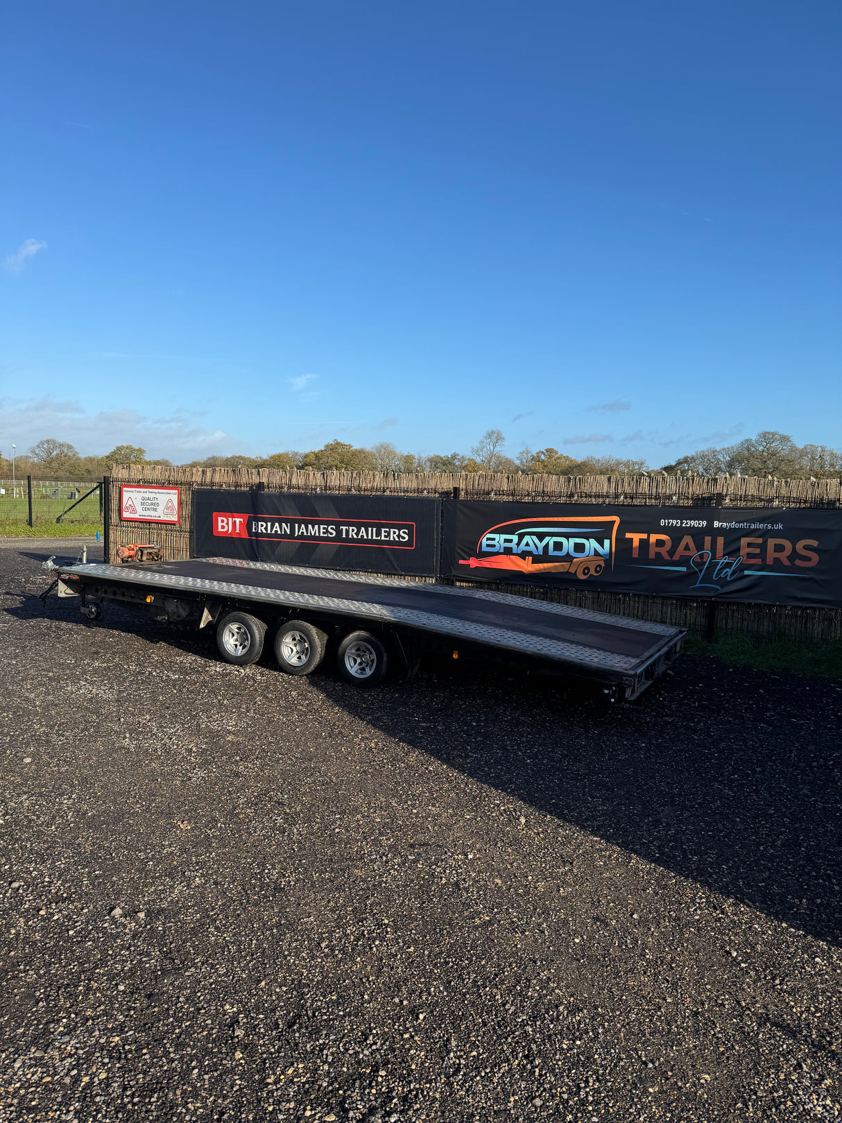 SOLD Woodford Auto Cruiser AC1835003 18’x7’3″ 5.5 x 2.22m 3500kg Tilt Bed Car Transporter Trailer With Electric Winch