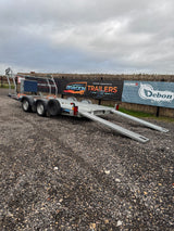 Brian James C4 Blue 126-2222 4m x 2m 2000kg Car Transporter Trailer