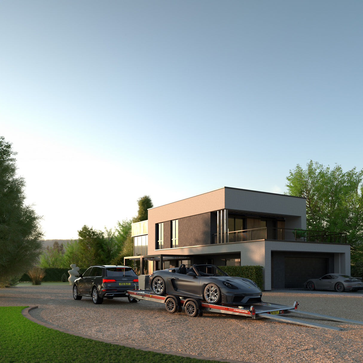 Brian James A Transporter Car Trailer – 4.5m x 2.0m | 3.0T | 12" Wheels | Twin Axle 130-4520-30-2-12