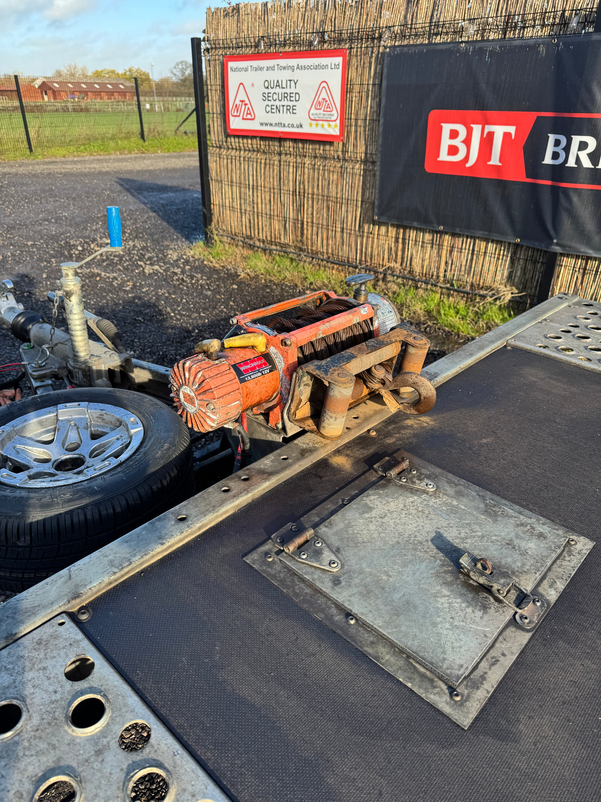 SOLD Woodford Auto Cruiser AC1835003 18’x7’3″ 5.5 x 2.22m 3500kg Tilt Bed Car Transporter Trailer With Electric Winch