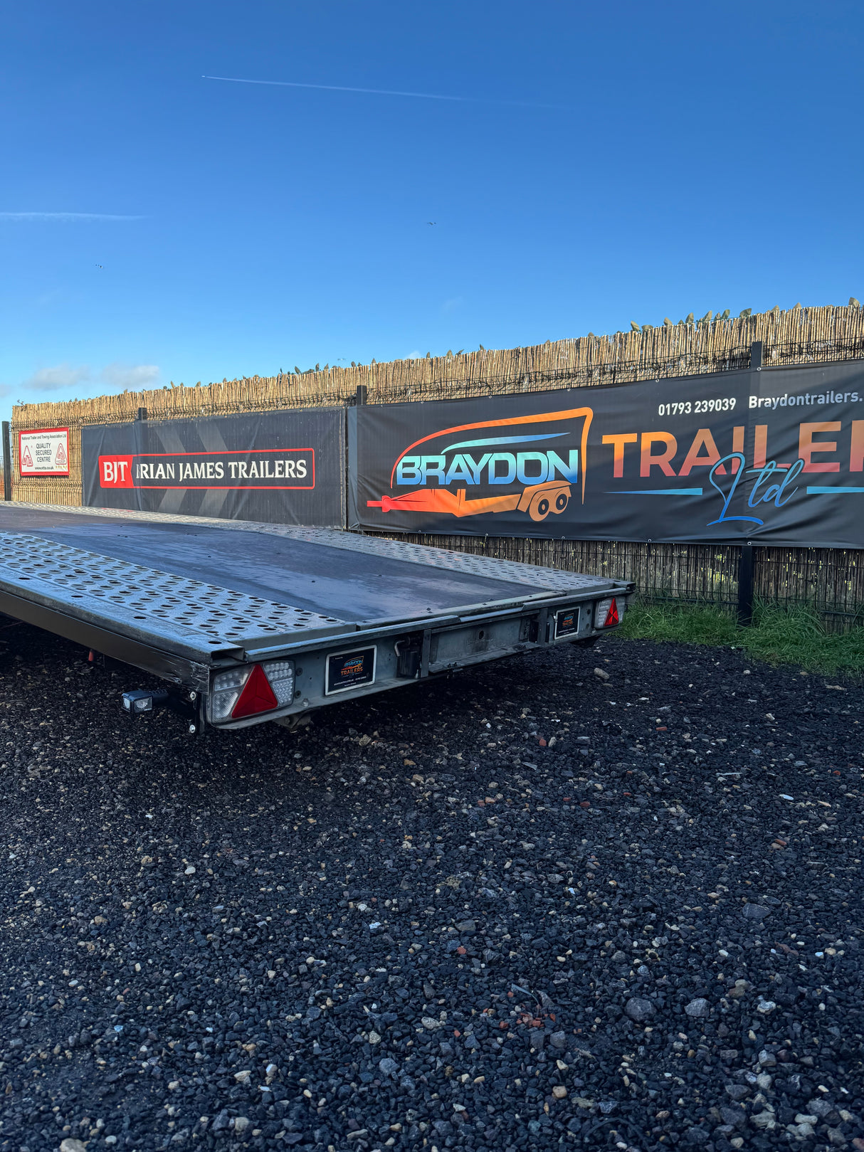 SOLD Woodford Auto Cruiser AC1835003 18’x7’3″ 5.5 x 2.22m 3500kg Tilt Bed Car Transporter Trailer With Electric Winch