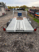 Brian James C4 Blue 126-2222 4m x 2m 2000kg Car Transporter Trailer