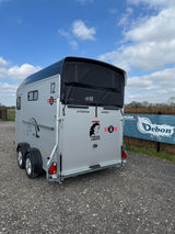 Cheval Liberte MAXI 2 Diagonal Loading Large Double Horse Trailer Herringbone With Built-in Tack Room