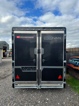Brian James Box Van Trailer 600-3518-27-2-12-B 3.5m x 1.8m 2700 Kg Split Ramp Door