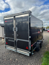 Brian James Box Van Trailer 600-3518-27-2-12-B 3.5m x 1.8m 2700 Kg Split Ramp Door