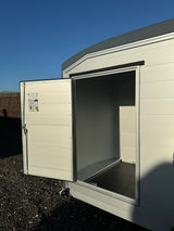 Debon Roadster C255 Single Axle Box Van Bike Trailer Aluminium Sides & Side Door