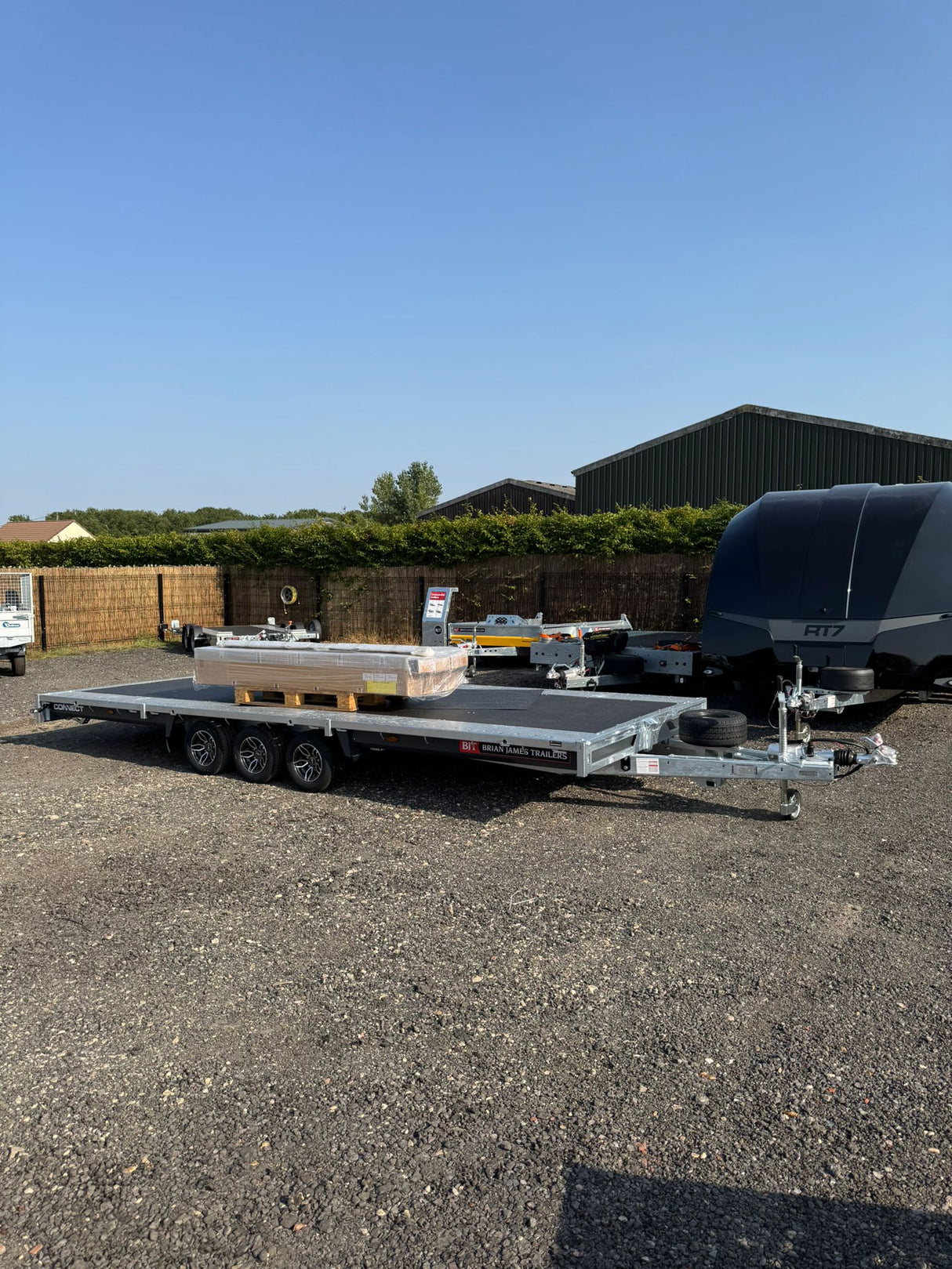 Brian James Connect Flatbed Trailer – 5.5m x 2.29m | 3.5T | Triple Axle | 10” Wheels 476-5522-35-3-10
