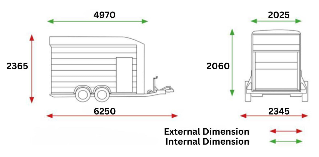 Debon Roadster C1000 Box Van Enclosed Car Transporter Trailer