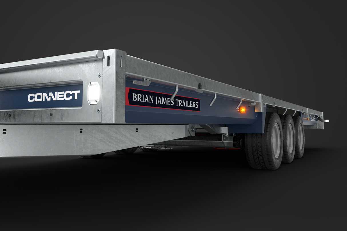 Brian James Connect Flatbed Trailer – 5.5m x 2.1m | 3.5T | Triple Axle | 10” Wheels 476-5521-35-3-10