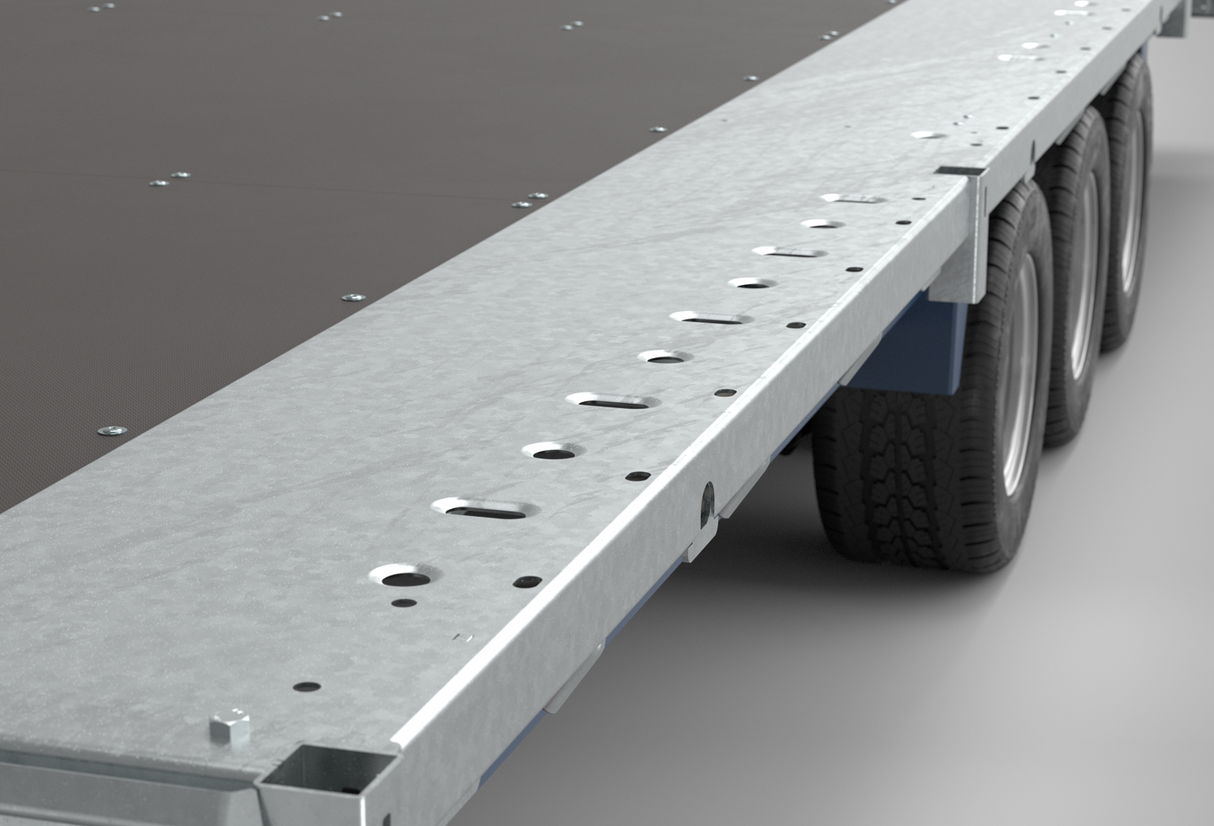 Brian James Connect Flatbed Trailer – 5.5m x 2.1m | 3.5T | Triple Axle | 10” Wheels 476-5521-35-3-10