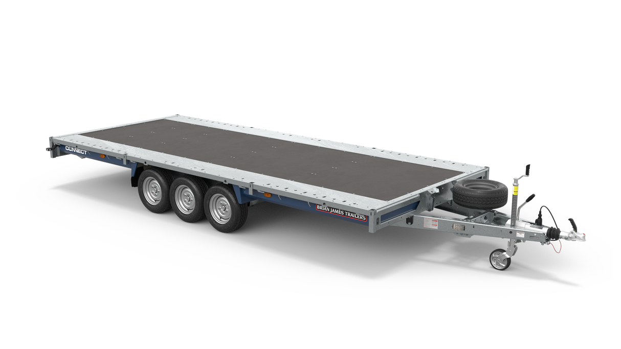 Brian James Connect Flatbed Trailer – 5.5m x 2.1m | 3.5T | Triple Axle | 10” Wheels 476-5521-35-3-10